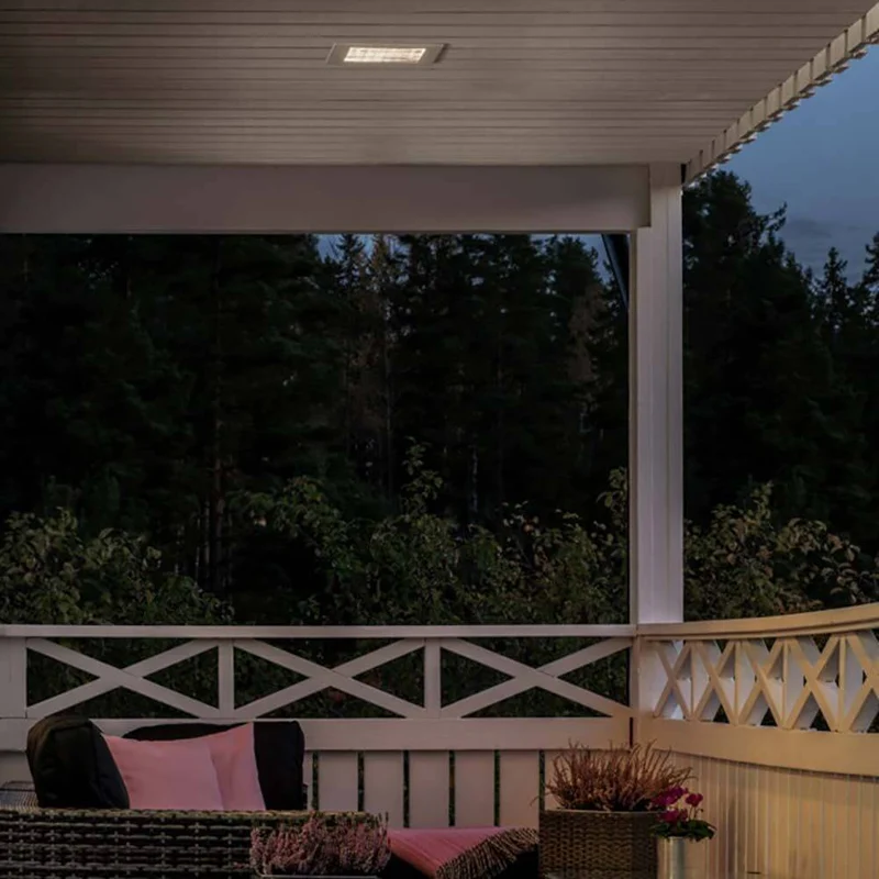 LED Einbauleuchte IP44 Weiß-Matt