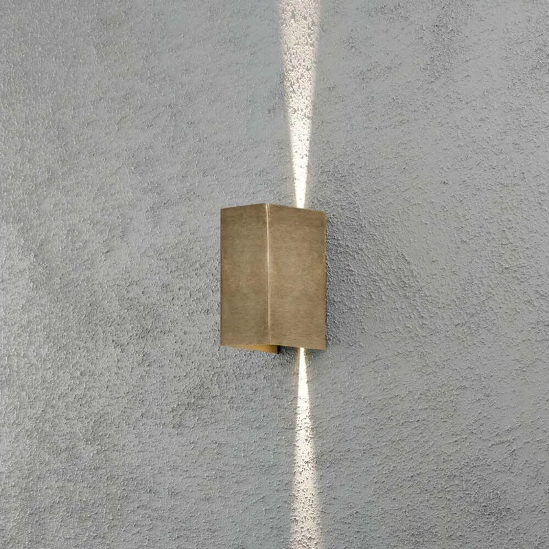 Cremona LED Messing Wandleuchte
