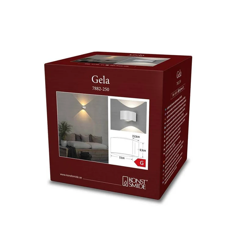 Gela LED Außenwandleuchte Up & Downlight