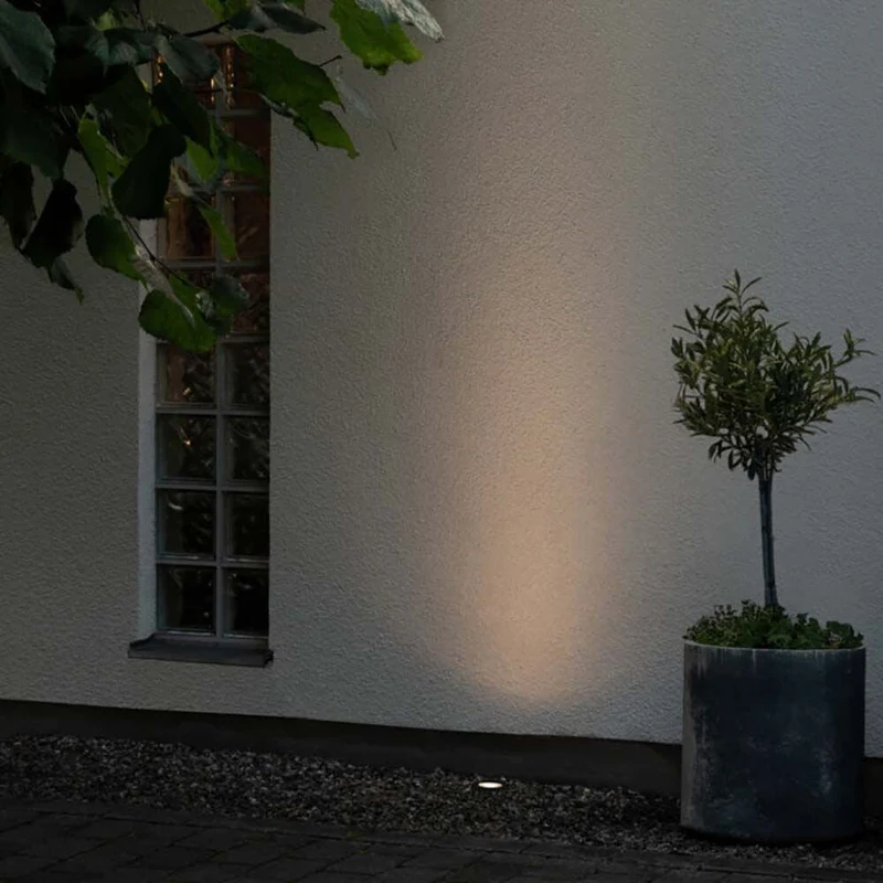 LED Außen-Bodeneinbauspot mit Glasabdeckung IP65