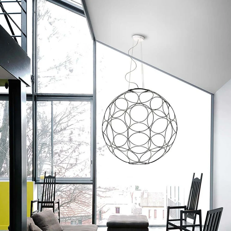 Fabbian Giro LED-Hängeleuchte Ø 85cm