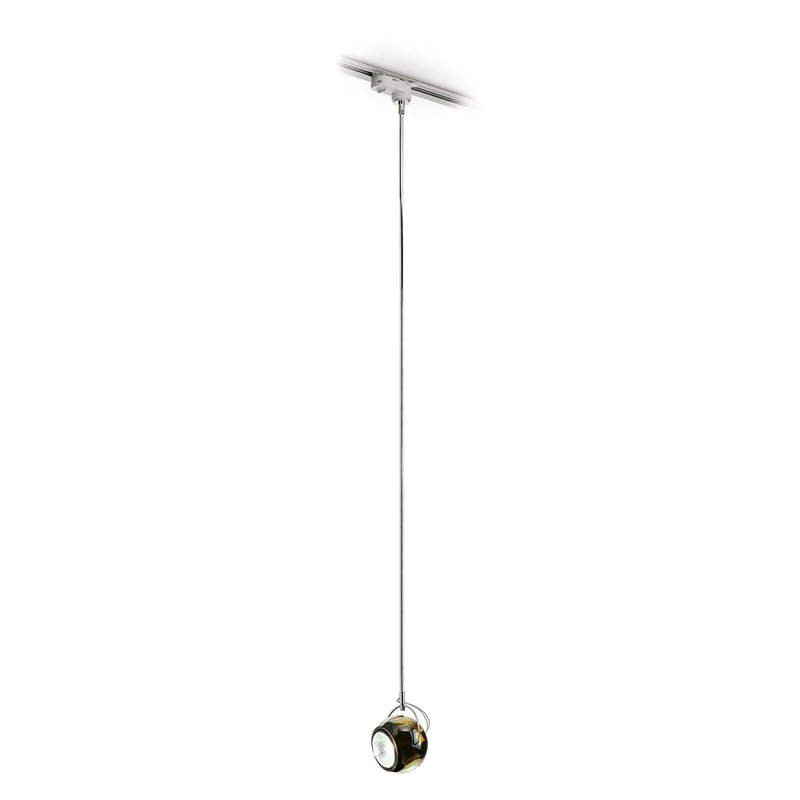Fabbian Beluga Schienen-Pendellampe Ø 9cm
