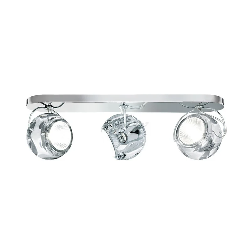 Fabbian Beluga Wand- & Deckenlampe 3-flammig