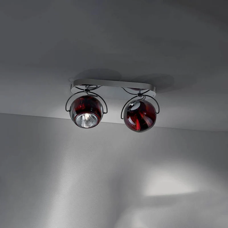 Fabbian Beluga Wand- & Deckenlampe 2-flammig