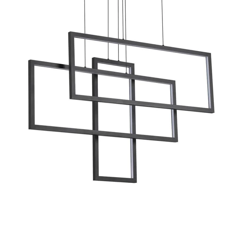 Frame LED Metall-Pendelleuchte