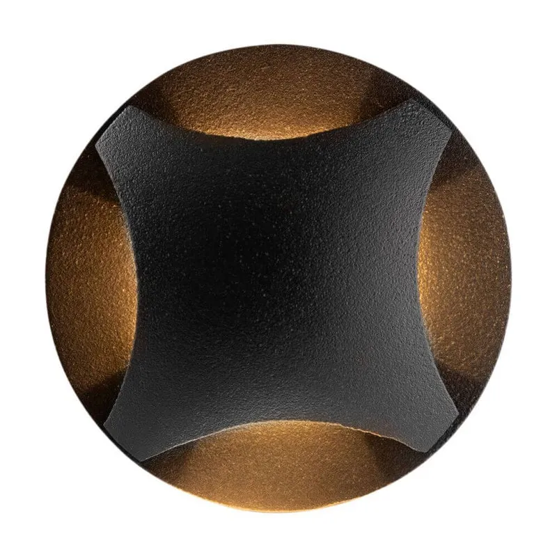 Biscotti LED Außen-Einbauleuchte Schwarz IP65