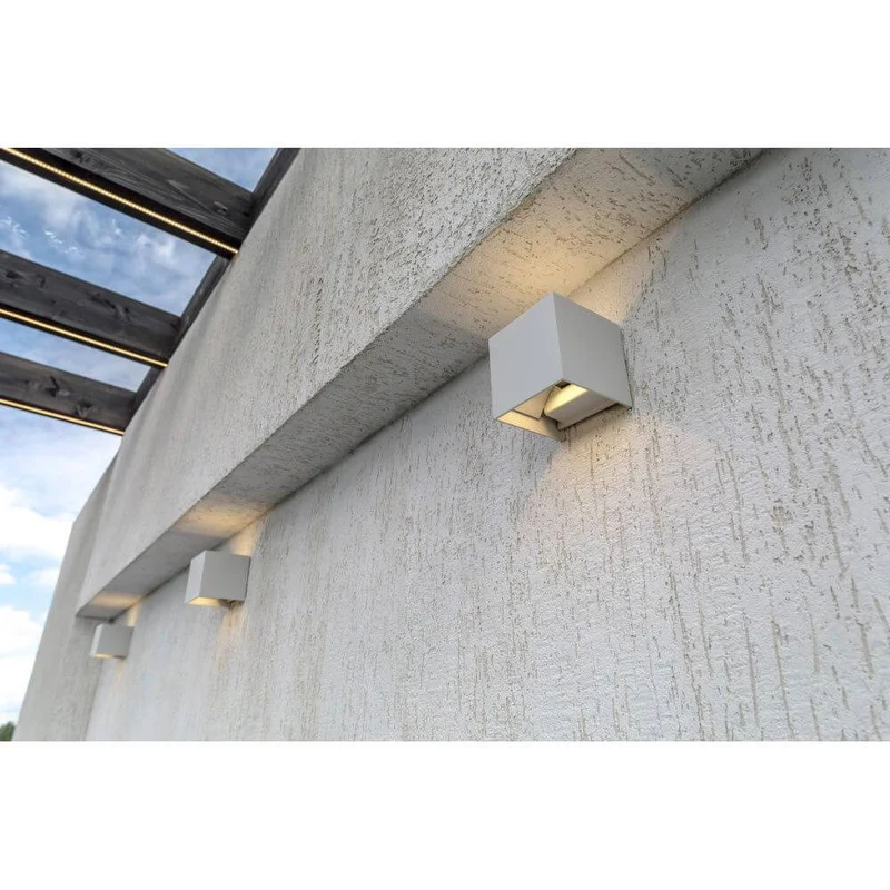 Fulton LED-Wandleuchte Außen eckig IP54