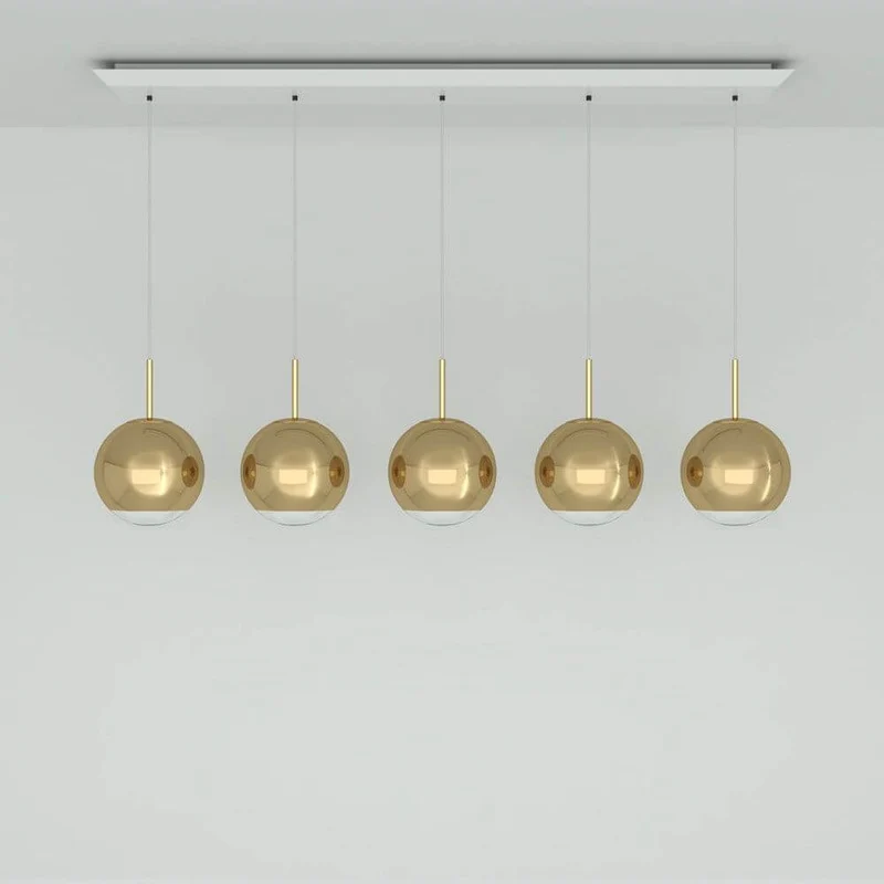 Tom Dixon Mirror Ball 5er Hängelampe