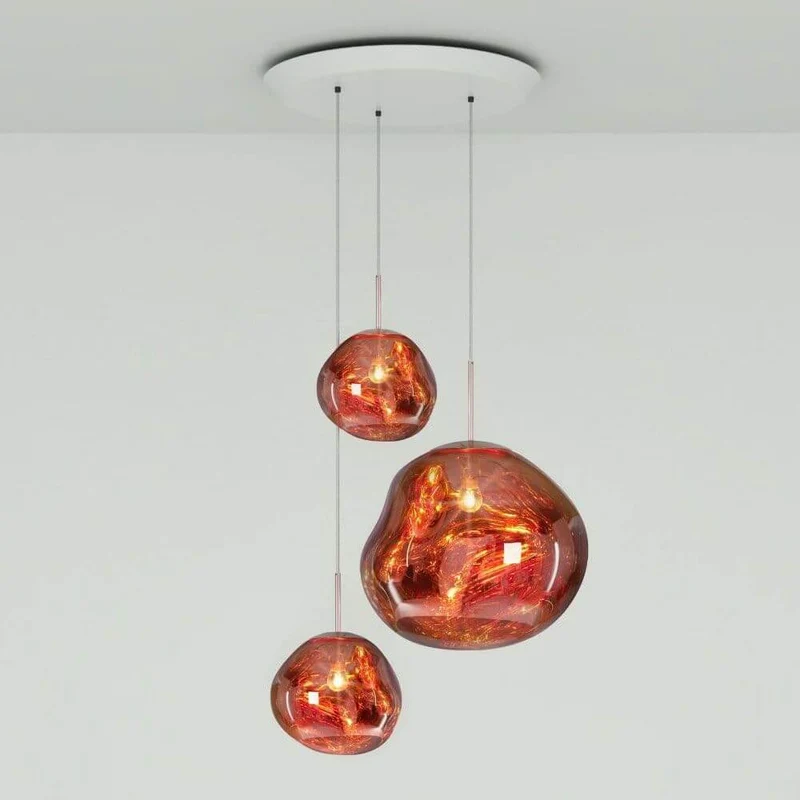 Tom Dixon Melt LED Trio Pendelleuchte 3er Mobile Ø 81cm