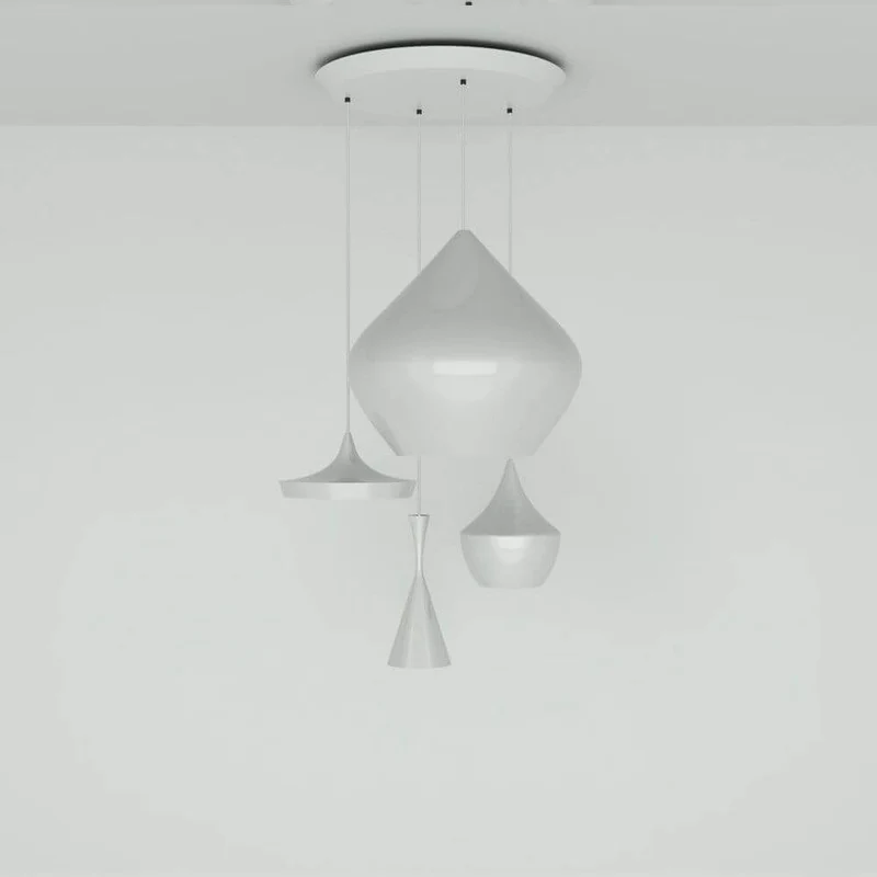 Tom Dixon Beat Round Hängelampe 4er Ø 85cm