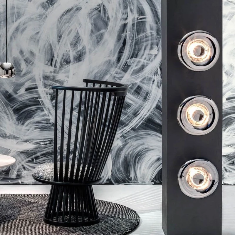 Tom Dixon Void Wandleuchte verspiegelt Ø 30cm