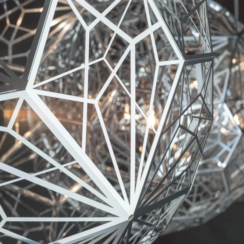 Tom Dixon Etch Web Effekt Pendelleuchte Ø 60cm