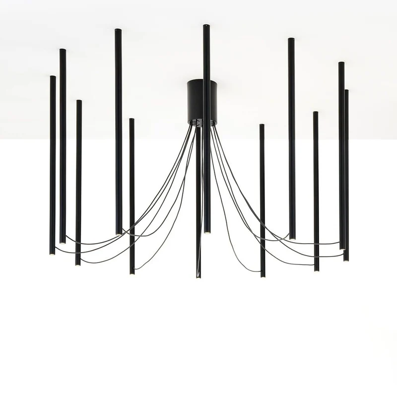 Fabbian Ari LED-Pendelleuchte 12-flammig