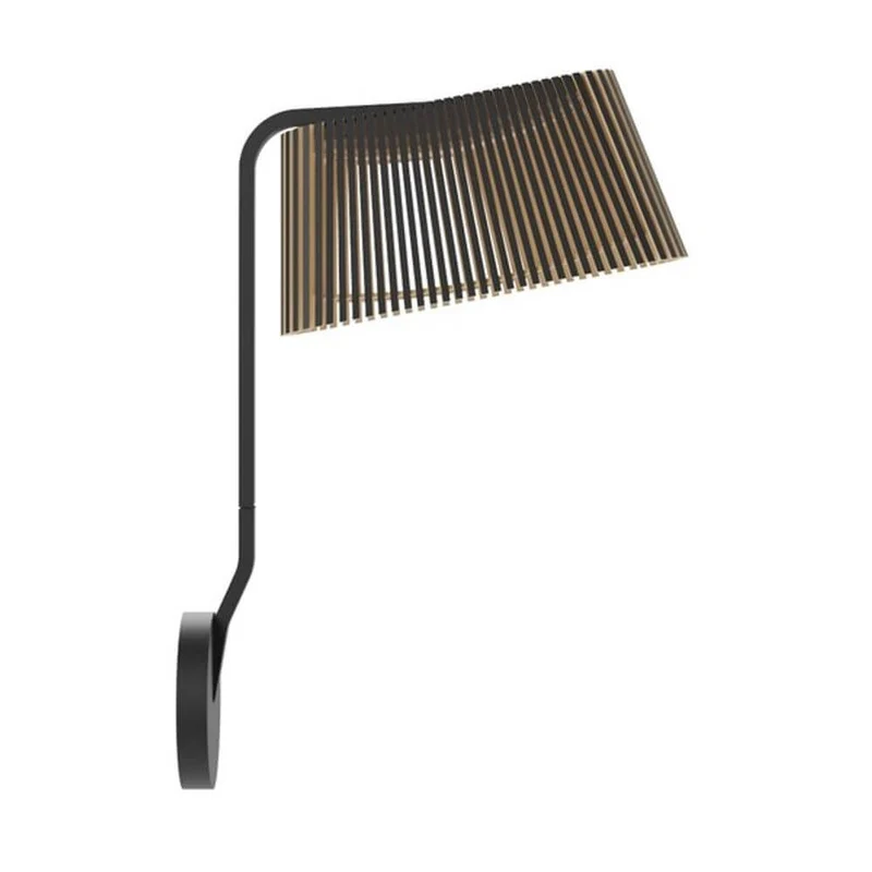 LED Wandleuchte Owalo 7030 aus Holz 47cm