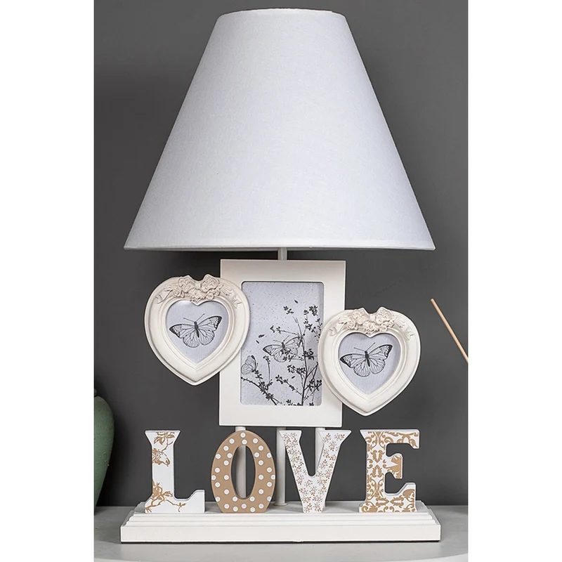 Lampe De Chevet Romantique Blanche