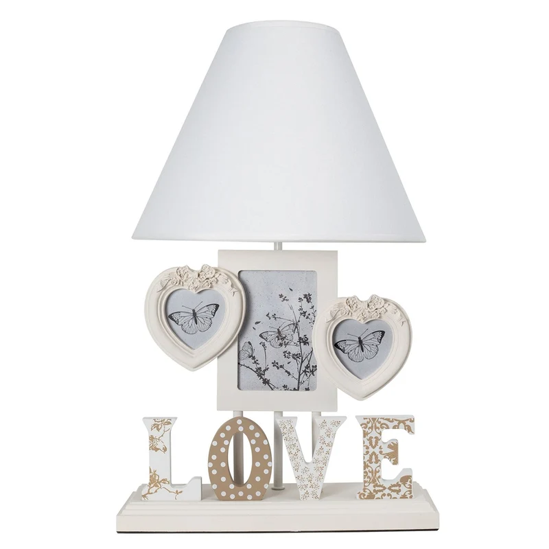 Lampe De Chevet Romantique Blanche