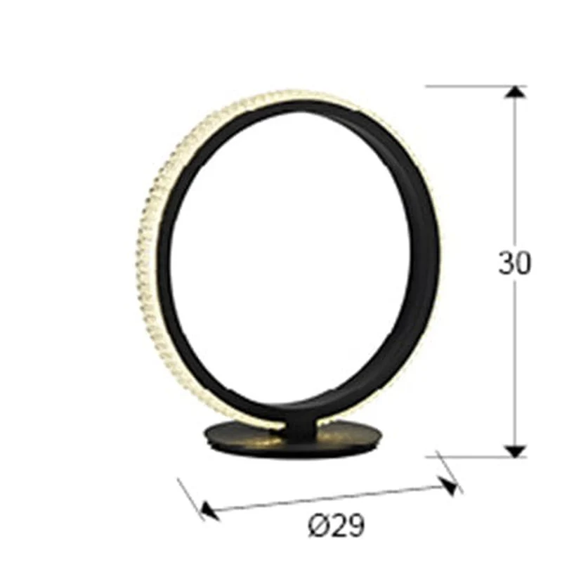 Lampe A Poser Design Noire