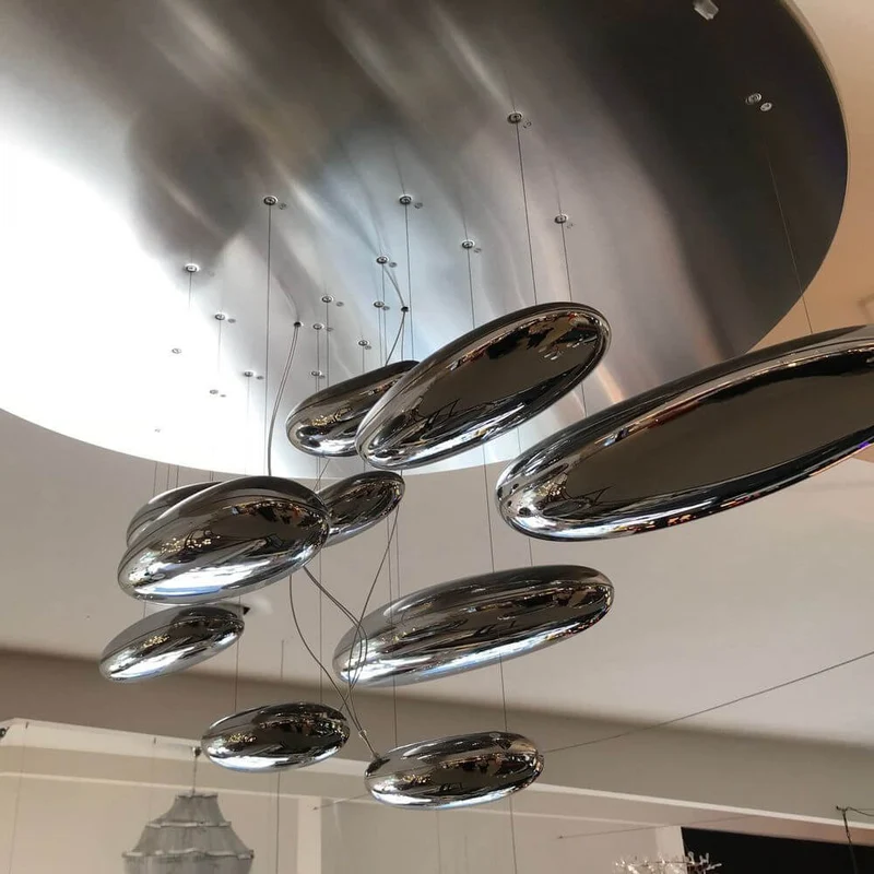 Artemide Mercury Soffitto LED Deckenlampe Ø 110cm Chrom