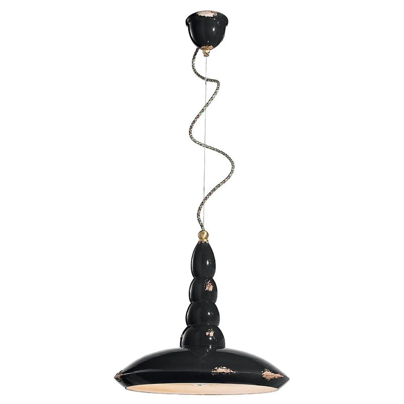Ferroluce Vague-Vintage Hängeleuchte Ø 40cm