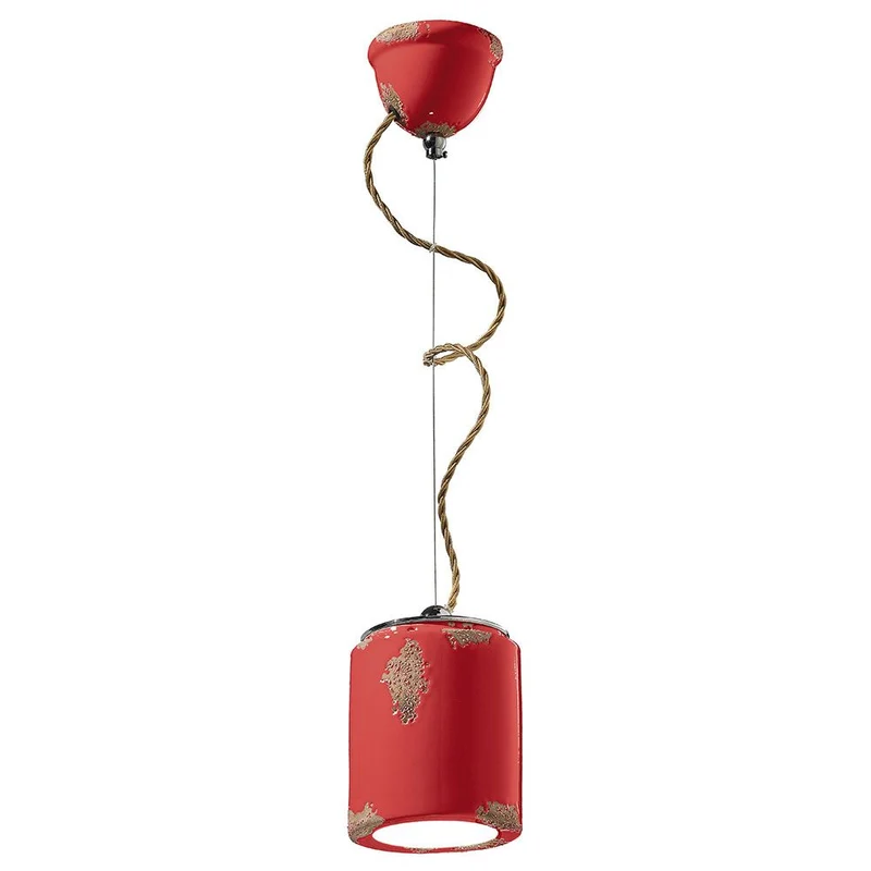 Ferroluce Vintage Hängeleuchte Ø 12,5cm