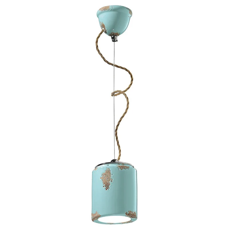 Ferroluce Vintage Hängeleuchte Ø 12,5cm