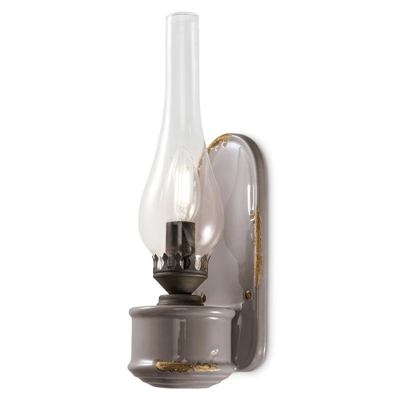Ferroluce Vintage Keramikwandleuchte