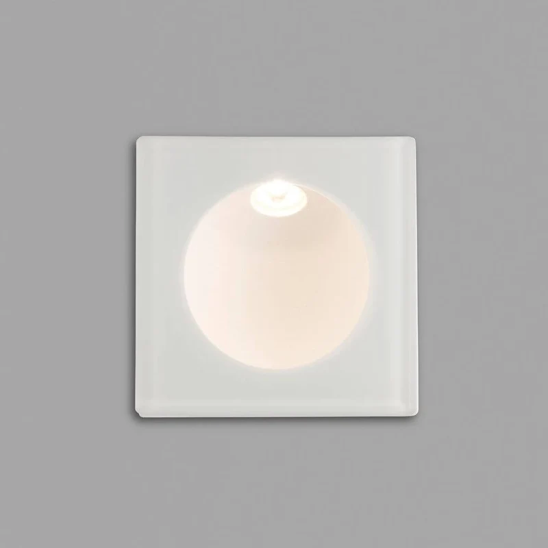 LED Wand-Einbaulampe GALO 3W 3000K IP54 Weiß