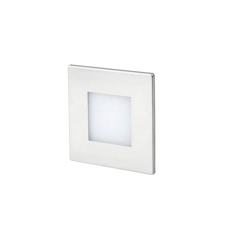 LED Wand-Einbauleuchte FROL IP65 Nickel-Matt
