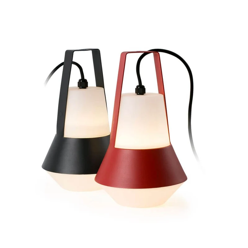 Tragbare Außenlampe CAT IP54 Rot, Weiß