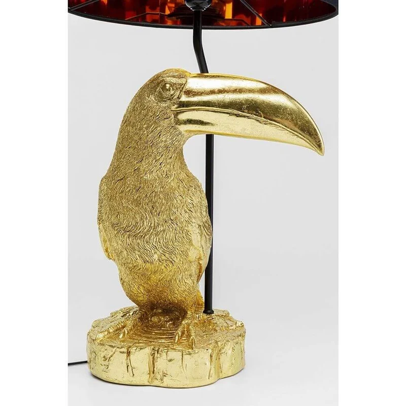 Tischleuchte Toucan Goldfarben