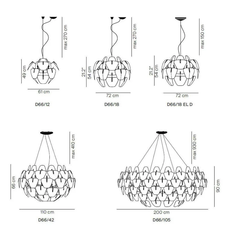 Luceplan LED Pendelleuchte Hope Ø 72cm mit Philips Hue CCT