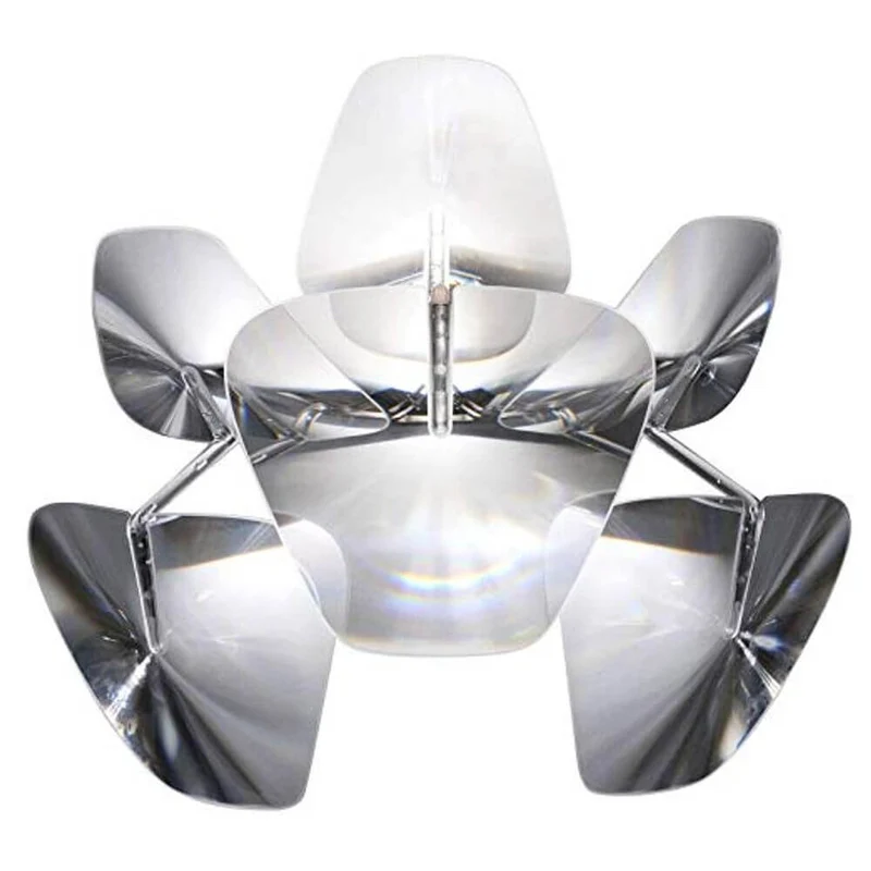 Luceplan Wandlampe Hope Ø 48cm transparent