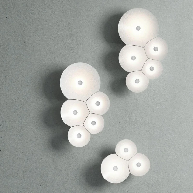 Luceplan LED Wandlampe Bulbullia 62x37cm