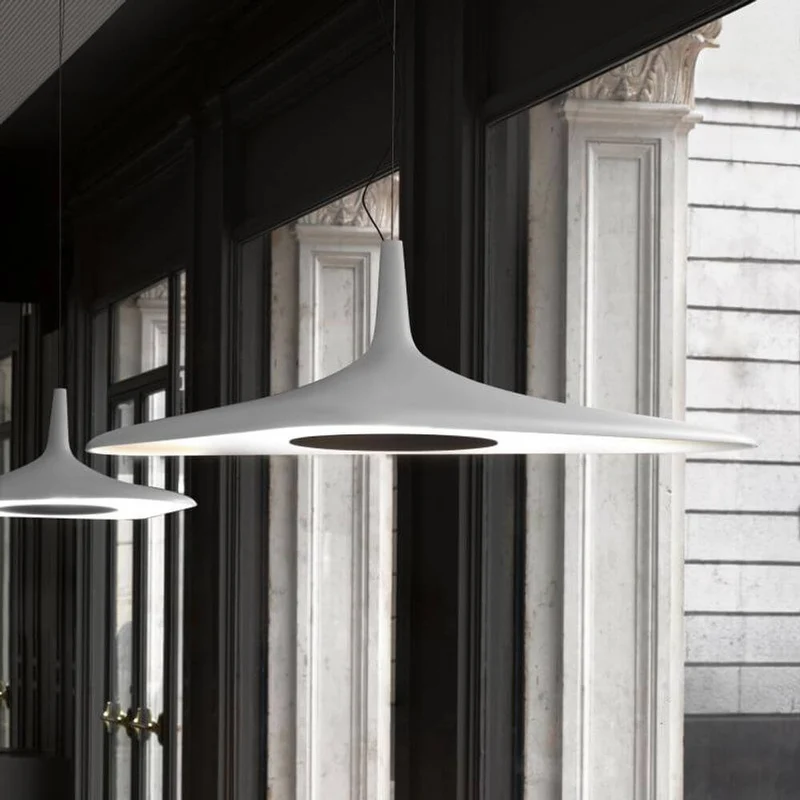 Luceplan LED Hängelampe Soleil Noir 120 x 62cm