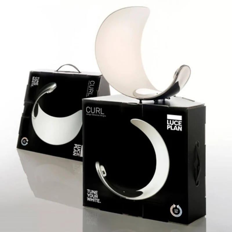 Luceplan LED Tischlampe Curl Dimmbar