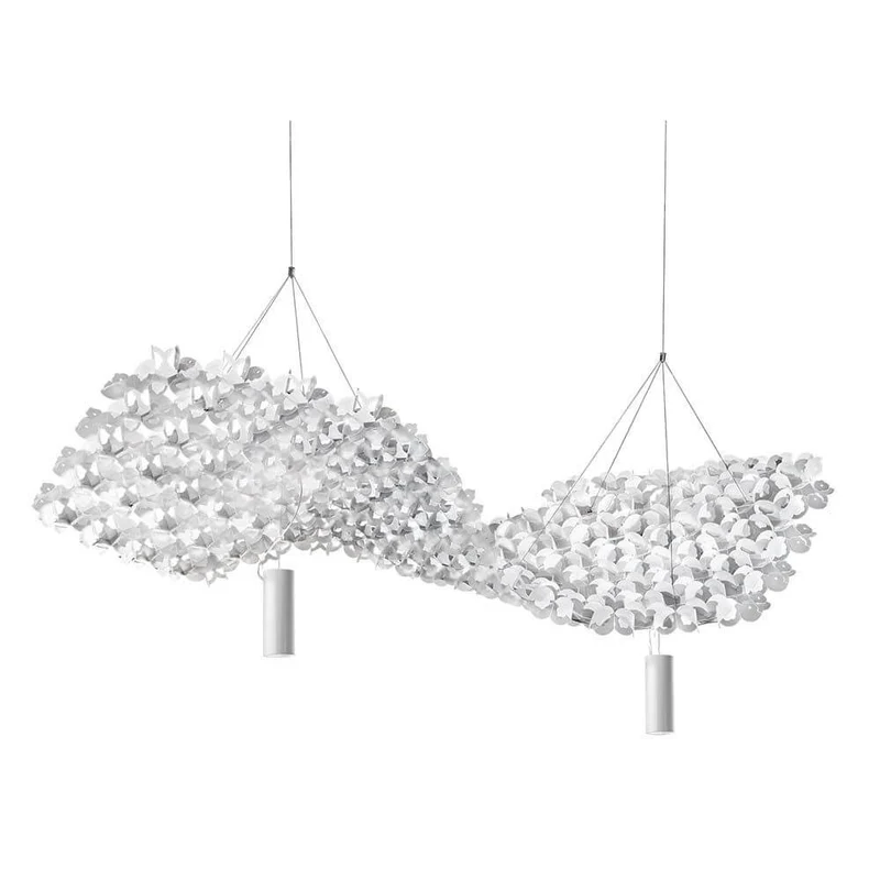 Slamp Nuvem 102x94cm Basis mit Spotlight Up-Down weiß