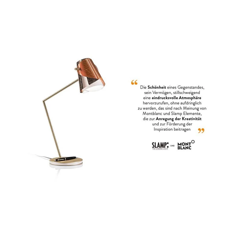 Slamp LED Schreibtischlampe Overlay & Montblanc Meisterstück Le Grand