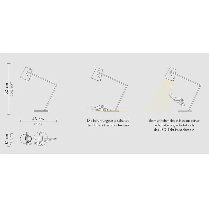Slamp LED Schreibtischlampe Overlay & Montblanc Meisterstück Le Grand