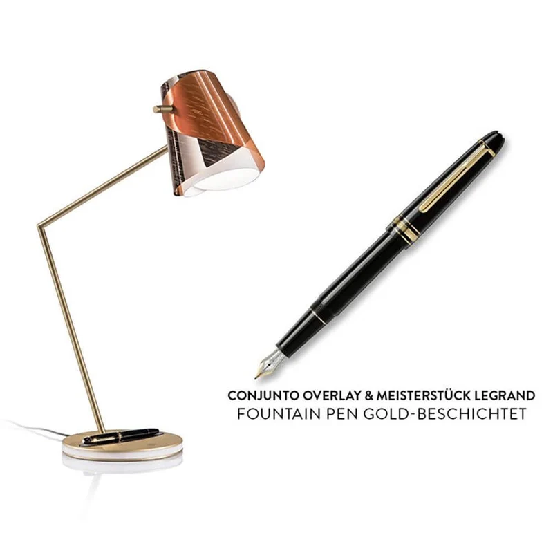 Slamp LED Schreibtischlampe Overlay & Montblanc Meisterstück Le Grand