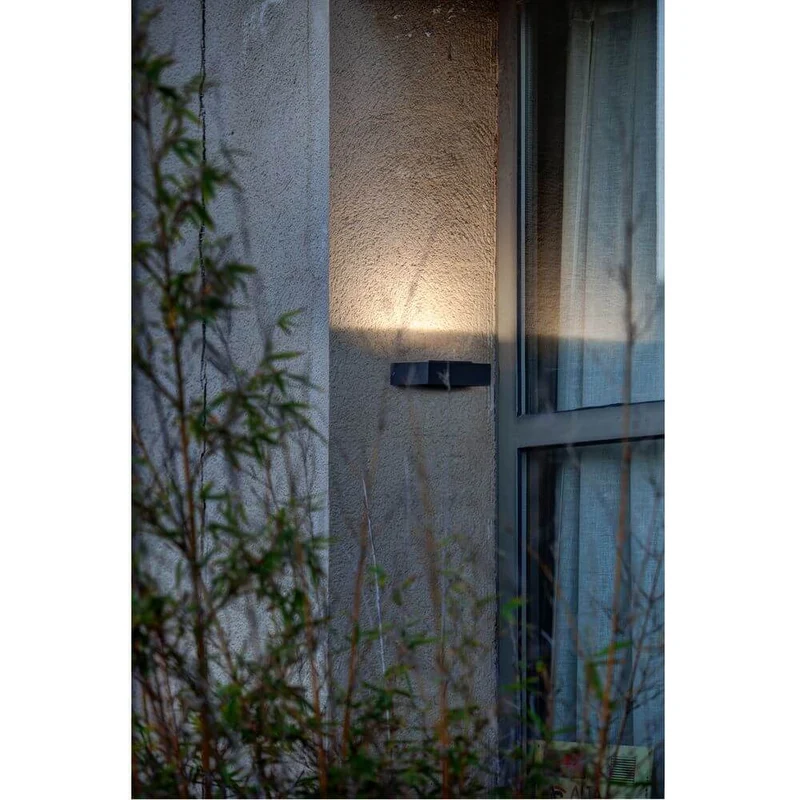 LED Außenwandleuchte TAIMA 3000K IP54 Dunkelgrau