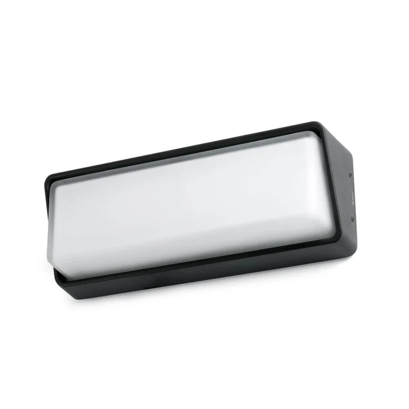LED Außenwandlampe HALF 3000K IP65 Schwarz