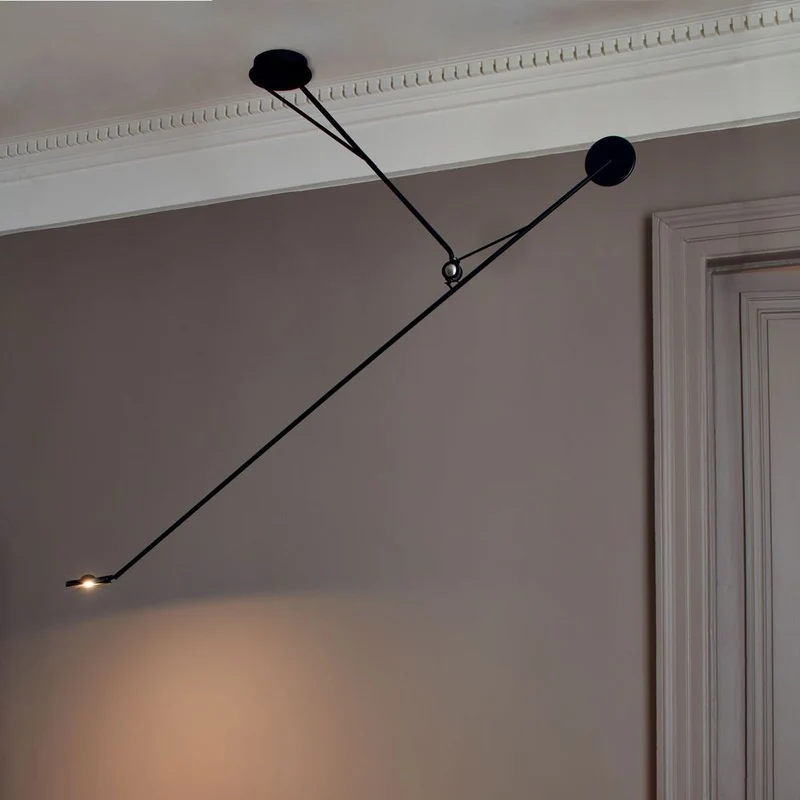 DCWéditions Aaro LED Deckenleuchte 160cm schwenkbar