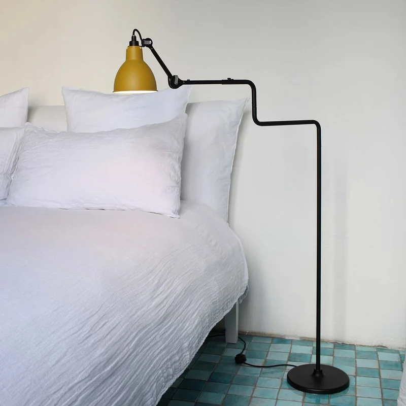 DCWéditions Gras N°411 Stehlampe mit Schirm drehbar