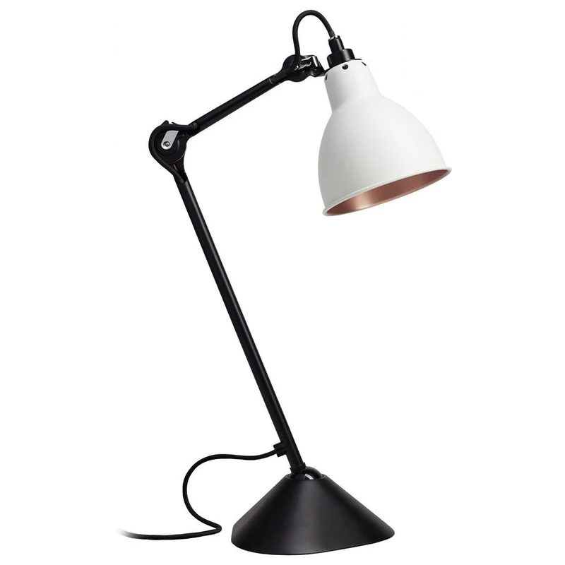 DCWéditions Gras N°205 Tischlampe mit Schirm schwenkbar