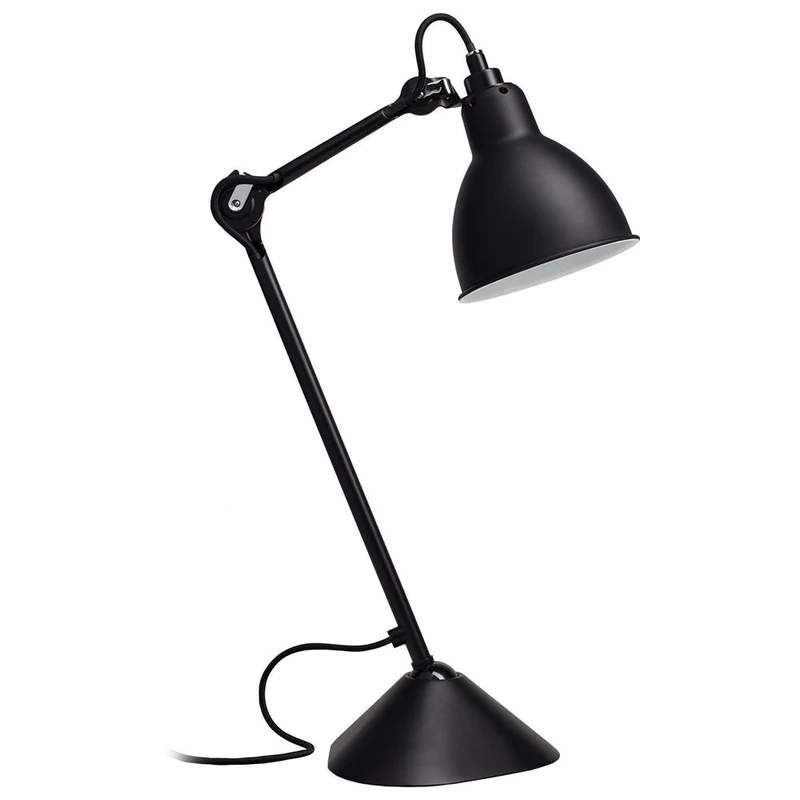 DCWéditions Gras N°205 Tischlampe mit Schirm schwenkbar