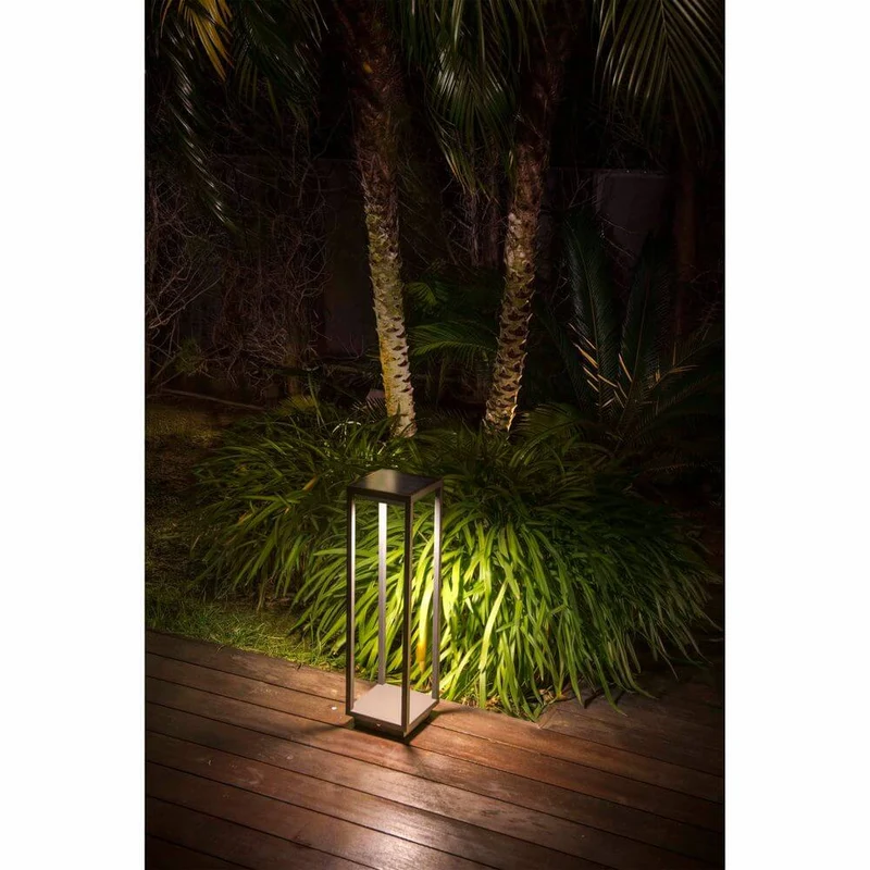 LED Solar Wegeleuchte SAURA mit Bewegungsmelder IP54 Dunkelgrau