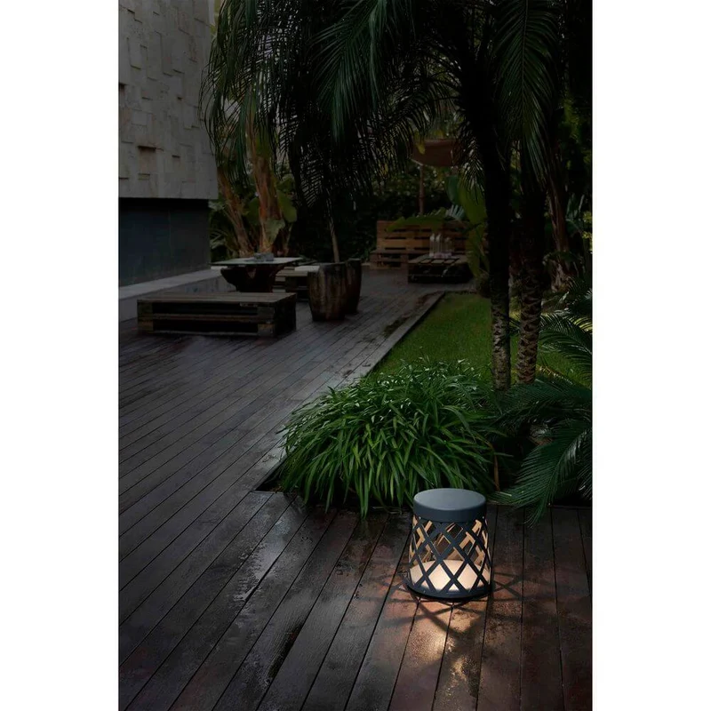 LED Sockellampe SHADOW IP65 Dunkelgrau