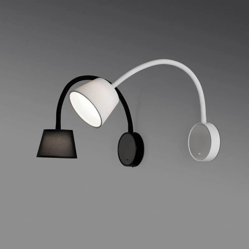 LED Lese-Wandleuchte BLOME Weiß