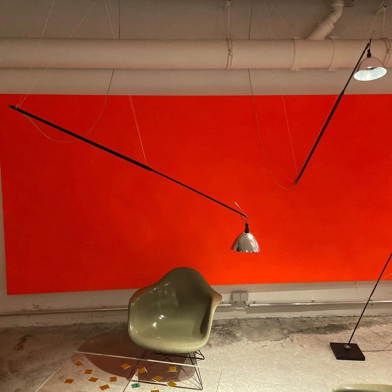Ingo Maurer Wand- oder Hängelampe Max. Mover LED max 210cm