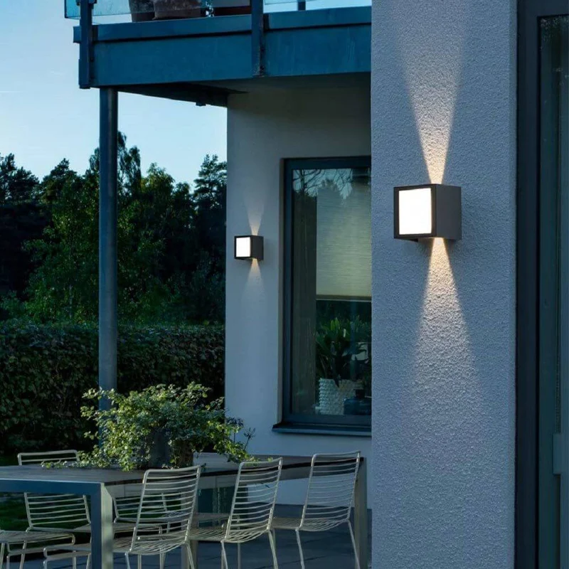 Cremona XL LED Außen-Wandleuchte Lichtstrahl einstellbar Anthrazit